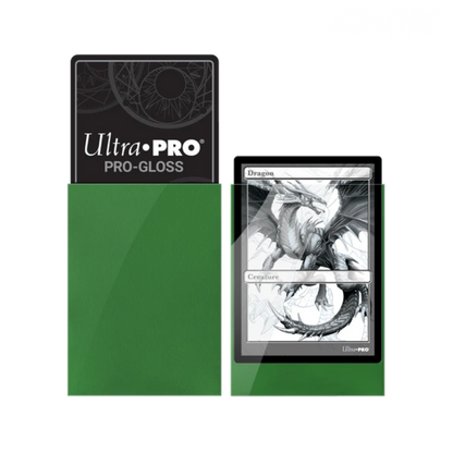 50 protèges-cartes Gloss Standard - Vert - Ultra Pro - Kimori.fr